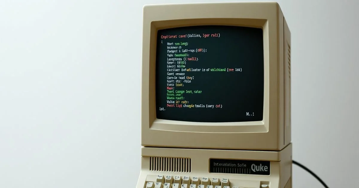 1997'nin Bilgisayarlarıyla Quake Derlemek: Bir Zaman Yolculuğu ve Teknolojik Miras