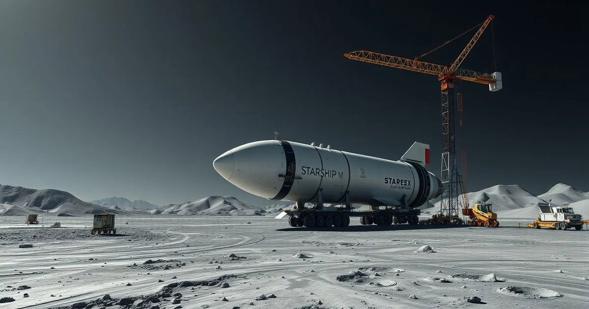 Musk'ın Mars Rüyası Söndü: SpaceX Şimdi Ay'da 'Kendi Kendine Büyüyen Şehir' İstiyor