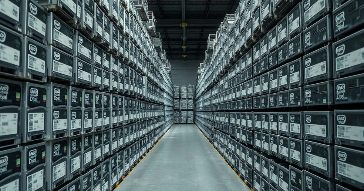 AI Boom Drives Global Hard Drive Shortages and Price Surges